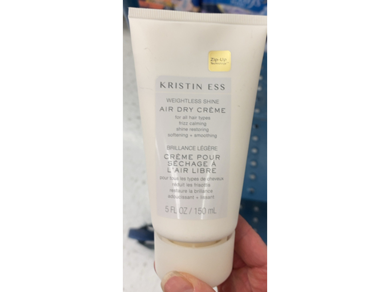 Kristin Ess Hair Weightless Shine Air Dry Creme, 5 fl oz/150 mL