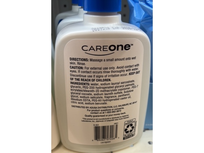 Careone Facial Cleanser, 16 fl oz/473 mL
