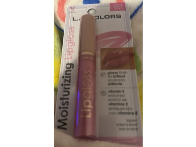 L.A. Colors Moisturizing Lip Gloss, Dreamy Pink, 0.34 fl oz/10 mL