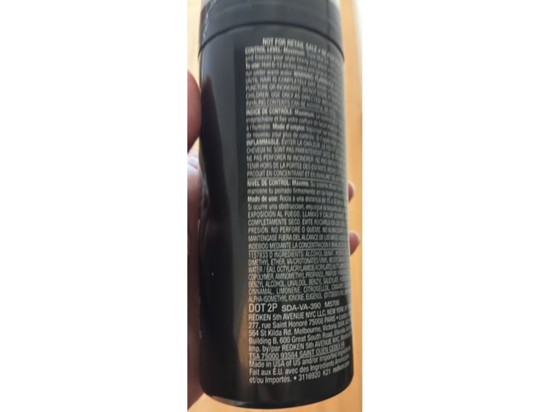 Redken Max Hold Hairspray, 4 fl oz/115 g