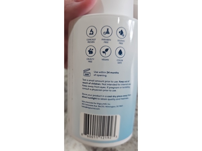 Kilgour MD The Shampoo, Clam + Soothe, 8.5 fl oz/250 mL