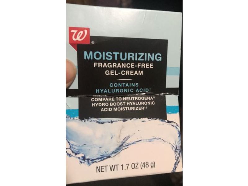 Walgreens Moisturizing Gel-Cream, Fragrance-Free, 1.7 oz/48 g