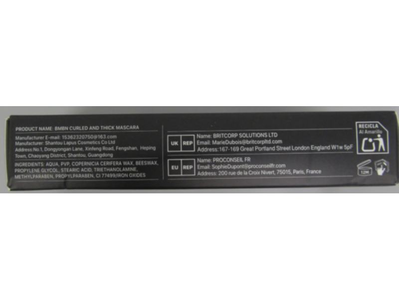 BMBN 4D Lift Volumizing Express Mascara, Black
