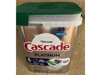 Cascade Platinum+Oxi Dishwasher Detergent Pacs, Fresh, 32.6 oz/925 g, 59 Count - thumbnail 2