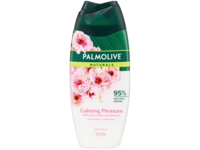 Palmolive Calming Pleasure Body Wash, Cherry Blossom Extract, 90 mL