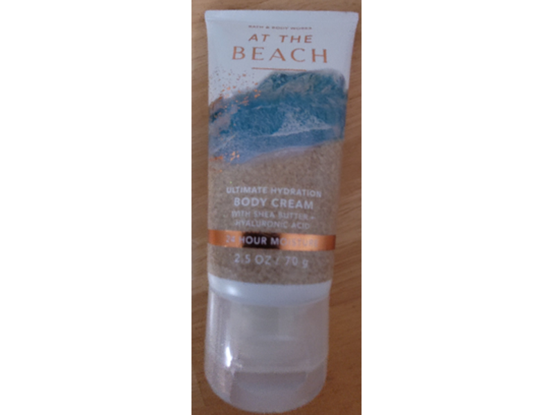 Bath & Body Works At The Beach Body Cream, Shea Butter + Hyaluronic Acid, 2.5 oz/70 g