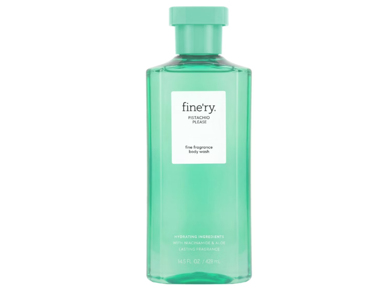 Fine'ry Fine Fragrance Body Wash, Pistachio Please, 14.5 fl oz/428 mL