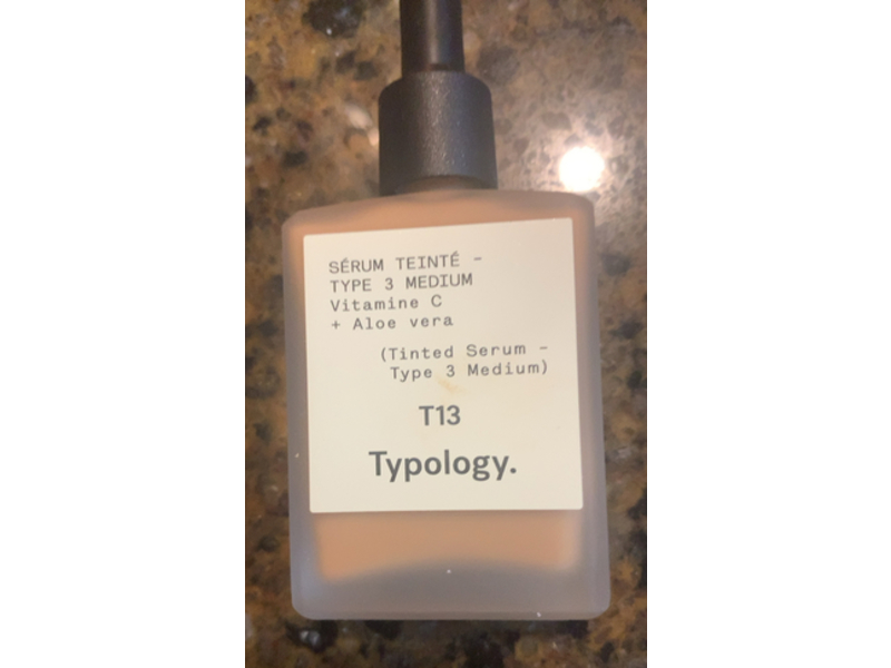 Typology T13 Tinted Serum, Type 3 Medium, 1.05 oz/30 g