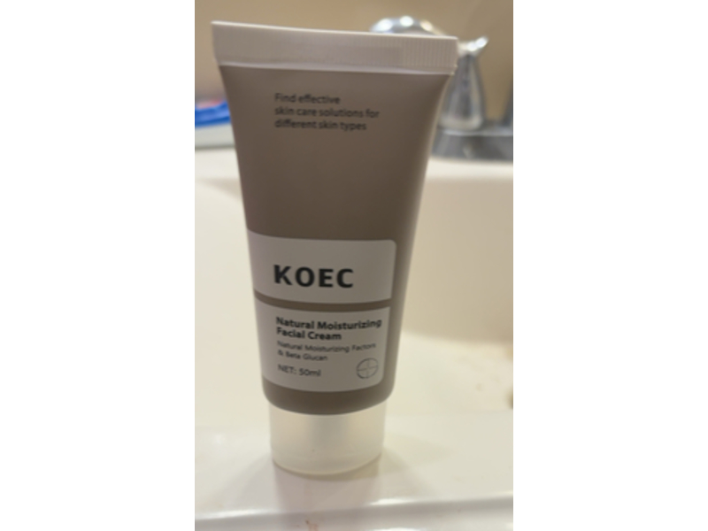 Koec Natural Moisturizing Facial Cream, 50 mL