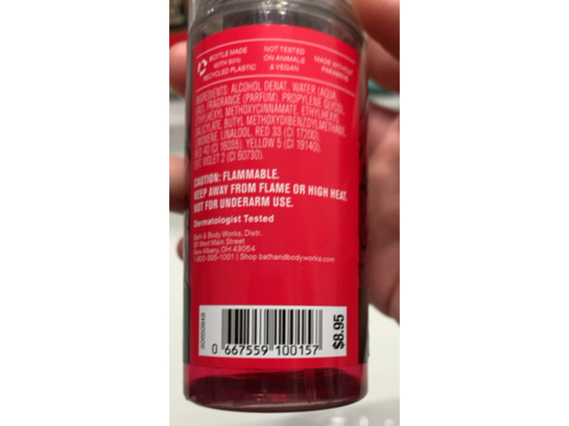 Bath & Body Works Fine Fragrance Mist, Strawberry Pound Cake, 2.5 fl oz/75 mL