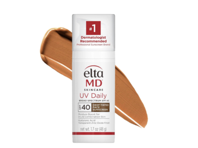 Elta MD UV Daily Tinted Broad-Spectrum Face Sunscreen, SPF 40 Deep Tint, 1.7 oz/48 g
