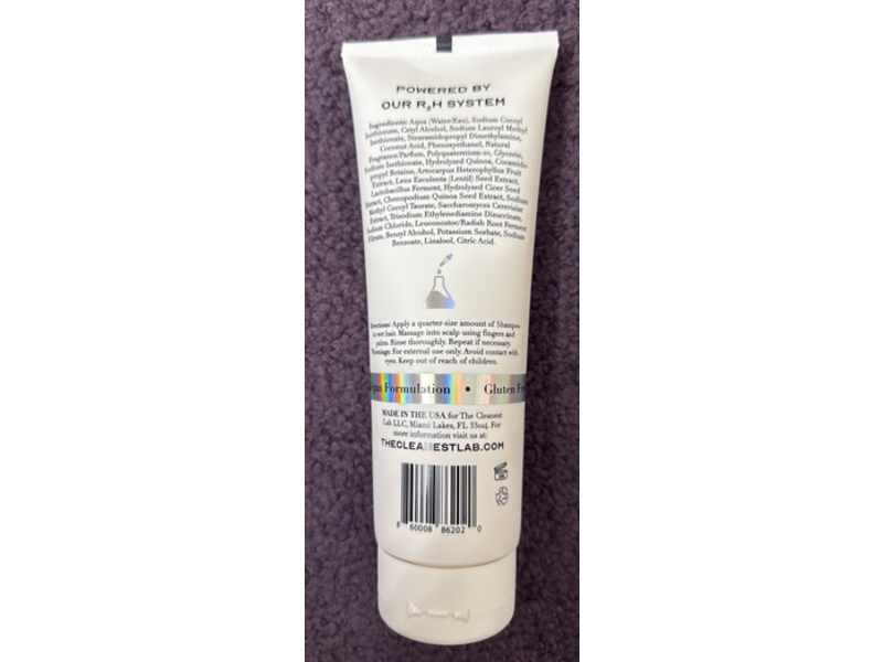 Cleanest Lab Pure Hydration Shampoo, 8 fl oz/236 mL