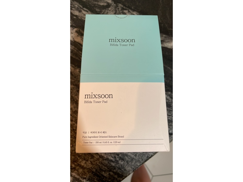 Mixsoon Bifida Toner Pad, 9.45 fl oz/280 mL, 120 Count