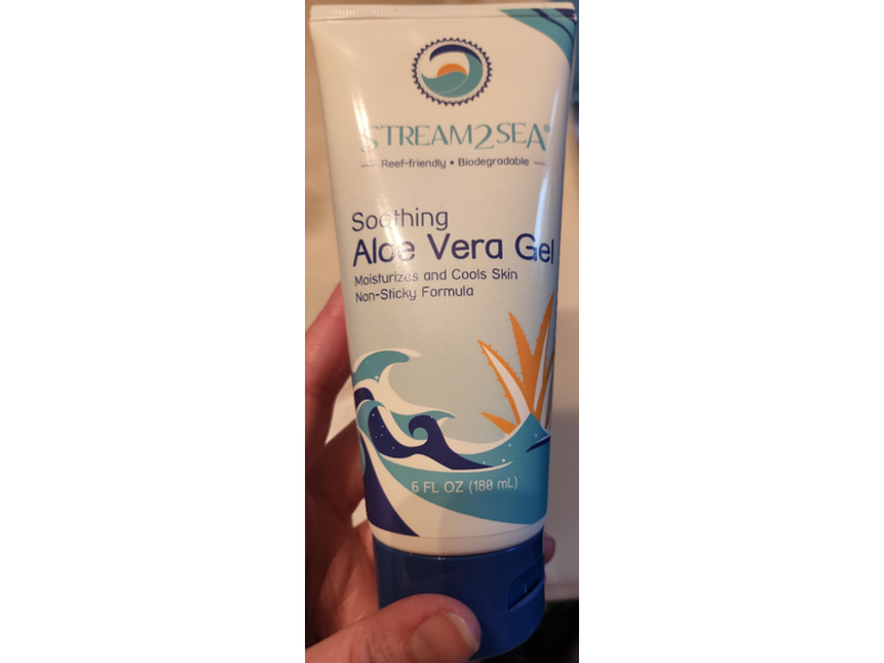 Stream2Sea Soothing Aloe Vera Gel, 6 fl oz/188 mL