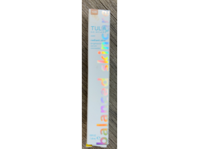 Tula Skin Care Radiant Skin Brightening Serum Concealer, Shade 125, 0.18 fl oz