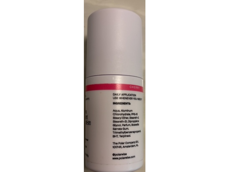 Polarwise Odour Stopping Deodorant, Cherry, 1.69 fl oz/50 mL