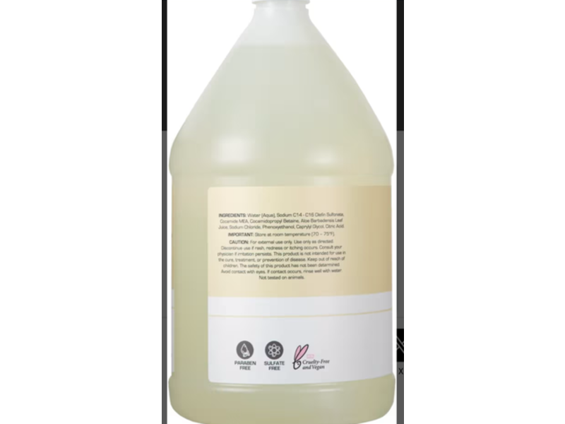 Ginger Lily Farms Conditioning Hand Soap, Fragrance-Free, 128 fl oz/3.78 L
