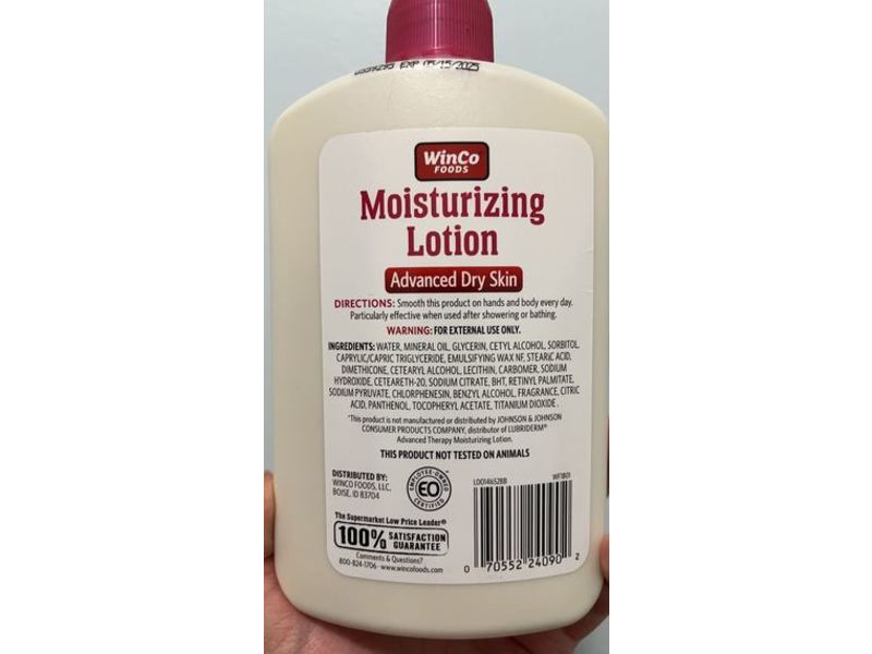 WinCo Moisturizing Lotion Advanced Dry Skin, 116 fl oz/473 mL