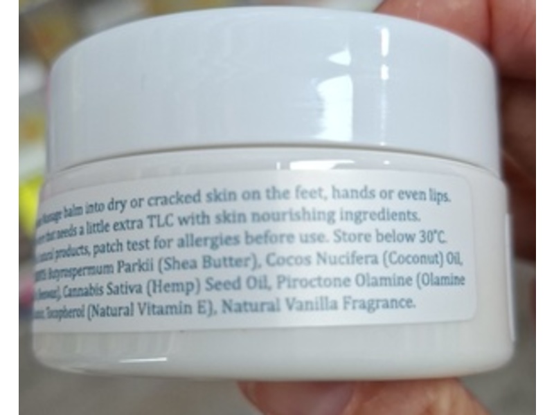 MooGoo Natural Shea Sorbet Vanilla Butter Balm, 1.76 oz/50 g