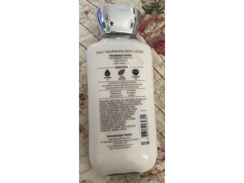 Bath & Body Works Butterfly Daily Nourishing Body Lotion, Shea Butter + Coconut Oil, 8 fl oz/236 mL