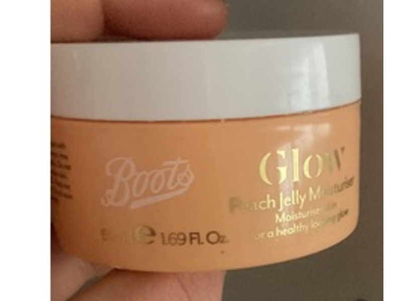 Boots Glow Moisturiser, Peach Jelly, 1.69 fl oz/50 mL