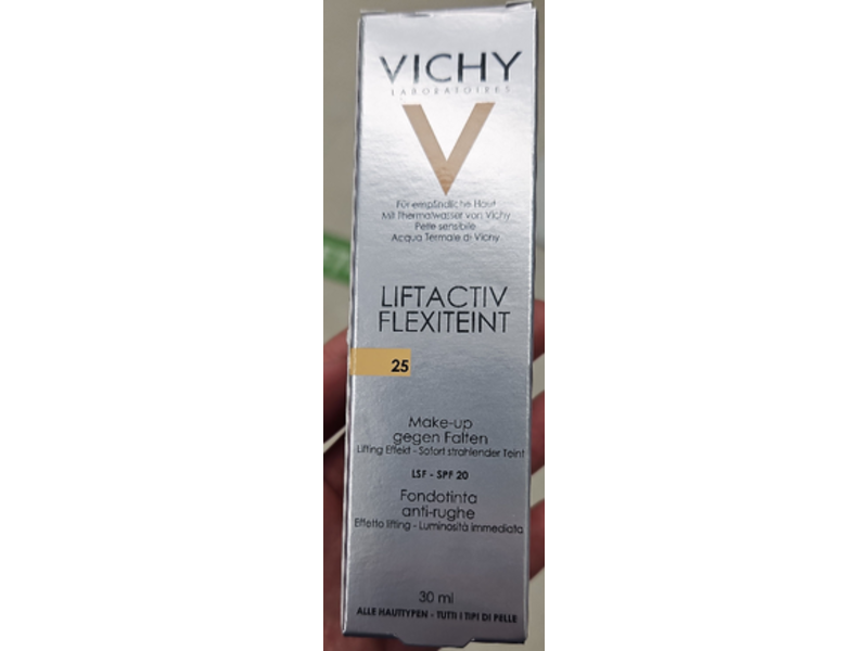 Vichy Laboratories Make-Up Foundation, 25 Nude, SPF 20, 1 oz/30 mL