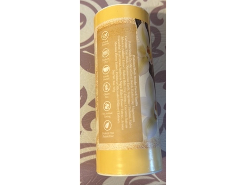 Camille Beckamn Perfumed Body Powder, French Vanilla, 3 oz/85 g