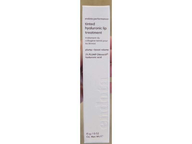 Endota Tinted Hyaluronic Lip Treatment, Sheer Pink, 0.52 oz/15 g