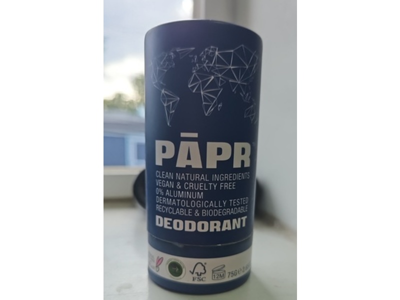Papr Deodorant, 2.65 oz/75 g