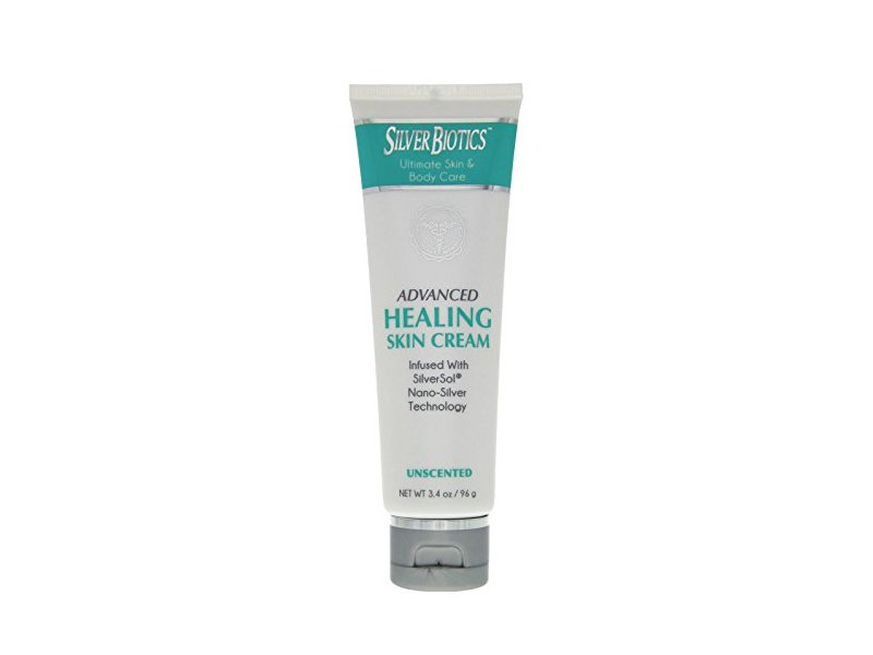 Silver Biotics Advanced Healing Skin Cream, Unscented, 3.4oz/96 g