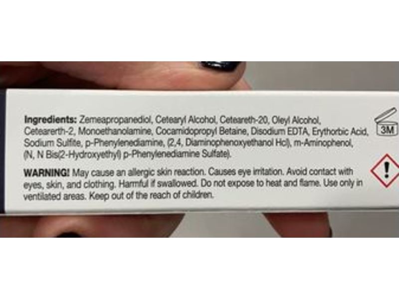 EcoTint Color Cream, Blue Black, 0.67 fl oz/20 mL