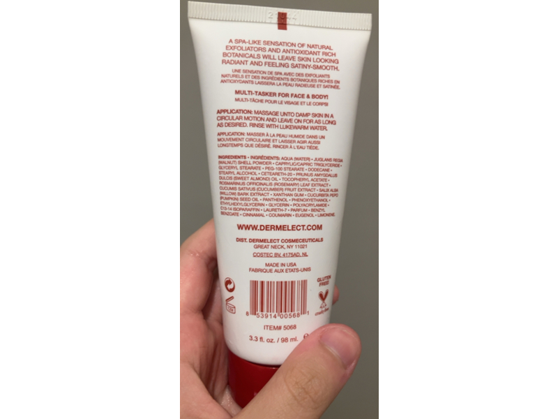 Dermelect All-Aglow All Over Scrub, 3.3 fl oz/98 mL