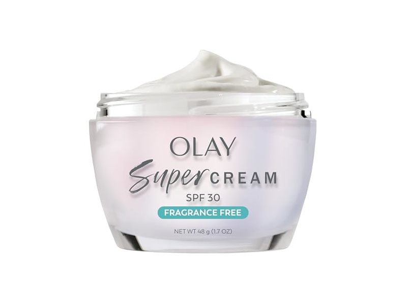 Olay Super Cream Face Moisturizer, SPF 30, 1.7 oz/48 g