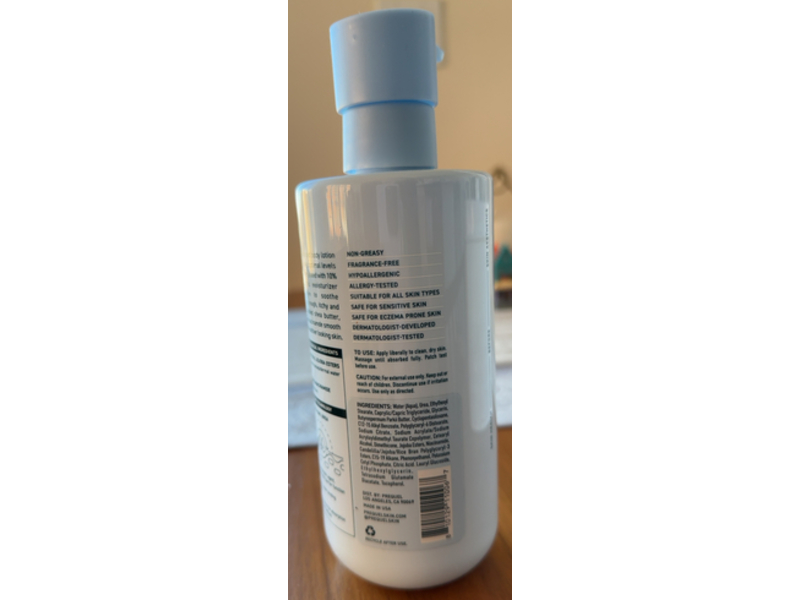 Prequel Urea Advance Relife Moisturizing Milk, 10 % Urea, Niacinamide, Shear Butter, 13.5 fl oz/400 mL