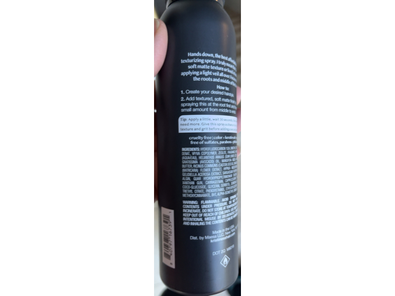 Kristin Ess Dry Finish Working Texture Hair Spray Volume + Texture, Light Hold, 5.6 oz/157 g