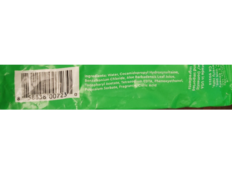 All Clear Rinse-Free Hand Wash Wipes, 20 Count, Pack Of 12