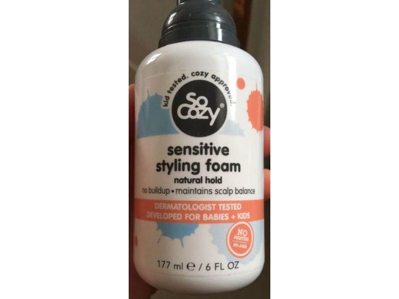 SoCozy Sensitive Styling Foam, 6 fl oz/177 mL