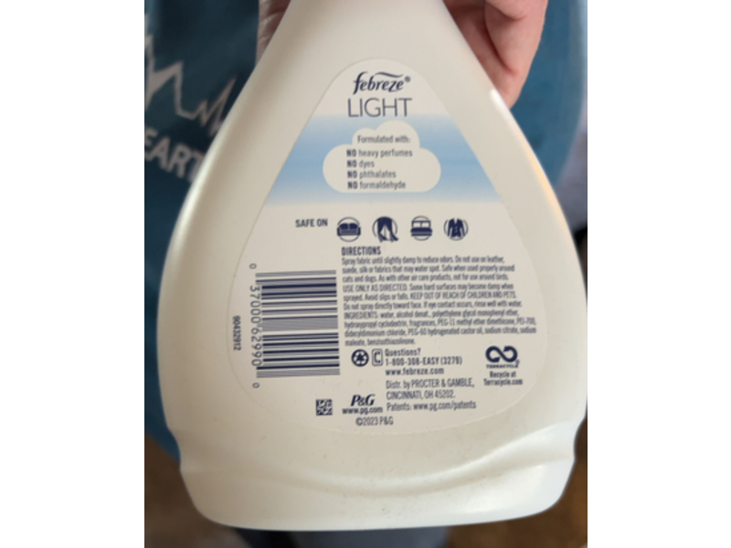 Febreze Light Fabric Refresher, Lavender, 27.0 fl oz/800 mL