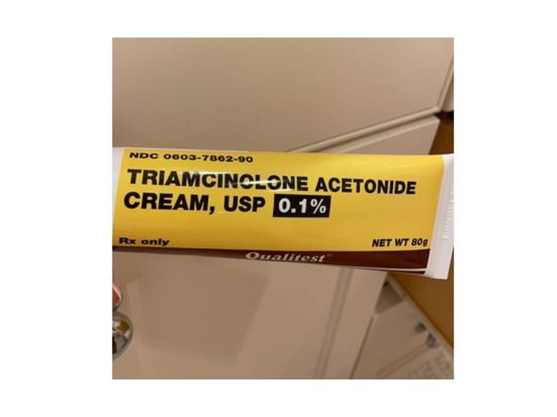 Triamcinolone Acetonide Cream USP 0.1%, 80 g, Qualitest (RX)