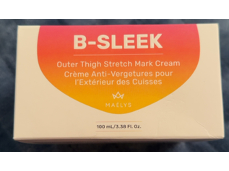 Maelys B - Sleek Outer Thigh Stretch Mark Cream, 3.38 fl oz/100 mL