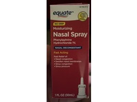 Equate Moisturizing Nasal Spray, Nasal Decongestant, 1 fl oz/30 mL - thumbnail 2