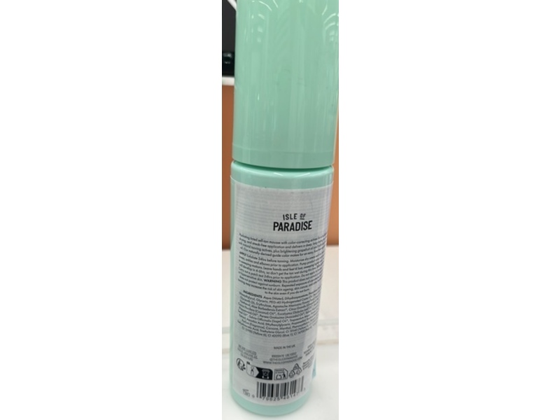 Isle Of Paradise Self-Tanning Tinted Self-Tan Mousse, Medium, 6.76 fl oz/200 mL