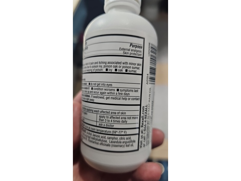 Rexall Skin Protectant Clear Anti-Itch Lotion, 6 fl oz/177 mL