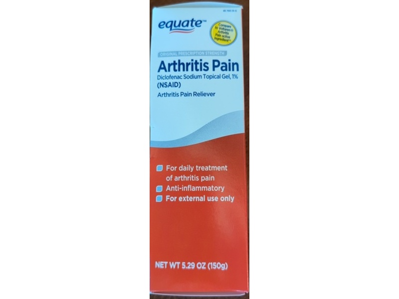 Equate Arthritis Pain Reliever, 5.29 oz/150 g