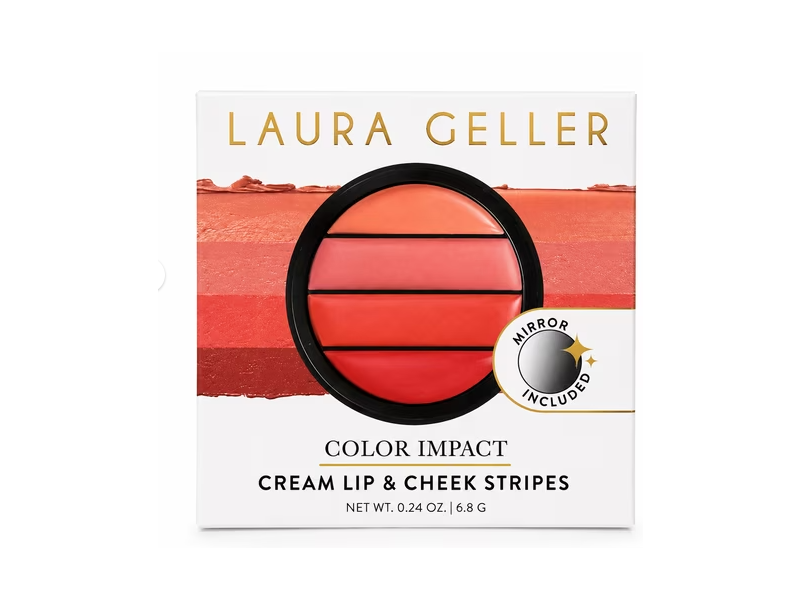 Laura Geller Color Impact Cream Lip & Cheek Stripes, 0.24 oz/6.8 g