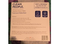 Clean People. Toilet Bowl Cleaner Tablets, Fresh Lemon Verbena Scent, 12.7 oz/360 g, 24 Count - thumbnail 3