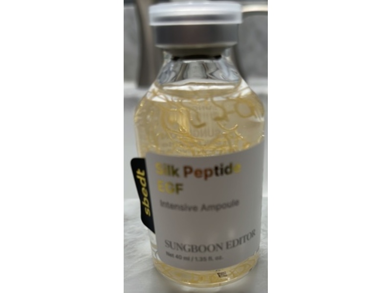 Sungboon Editor Silk Peptide EGF Intensive Ampoule, 1.35 fl oz/40 mL