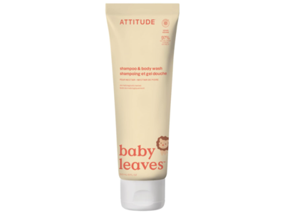 Attitude Baby Leaves Shampoo & Body Wash, Pear Nectar, 8 fl oz/240 mL