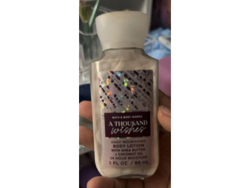 Bath & Body Works A Thousand Wishes Daily Nourishing Body Lotion, Shea Butter + Coconut Oil, 3 oz/88 mL