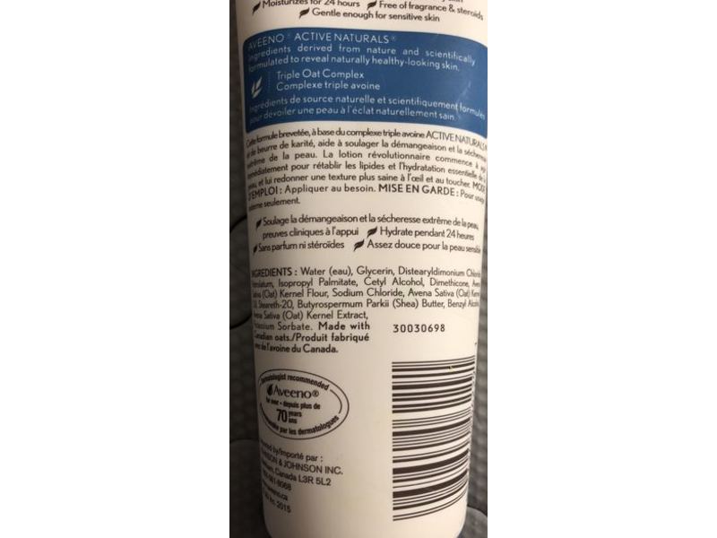 Aveeno Skin Relief Moisturizing Lotion, Fragrance Free, 222 mL